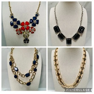 The Limited Halskette Set NEU Statement Gold & Silberfarben Schmuck 4 Stck. Neu mit Etikett $174. - Bild 1 von 16