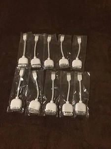 Lor Of 10 Genuine Apple Mini VGA to VGA video adapter 603-0607 - Picture 1 of 3