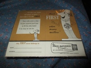 Unused The First National Bank of Stillwater Minn Coin Folder Dimes - Picture 1 of 2