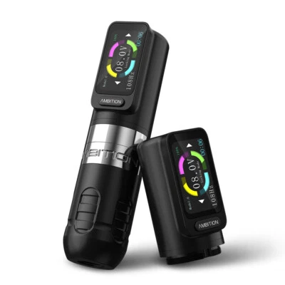 Ambition Wireless Tattoo Machine Kit 2400mA Battery Pen Straight Drive 3.4/3.8mm - image 1 of 4