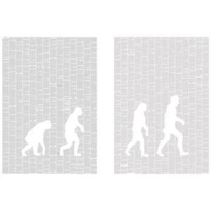 Wall Art Poster Origin Of Species Two Sheet Ascent Design By Spineless Classics - Imagen 1 de 1