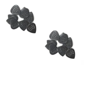 Pickboy Plettri per Chitarra 20 Plettri Pos-a-Grip Policarbonite Nero 0,70mm Pesante - Foto 1 di 8