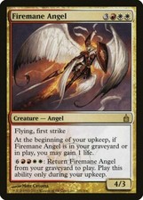 Firemane Angel Ravnica: City of Guilds HEAVILY PLD White Red Rare CARD ABUGames