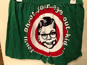 A Christmas Story Ralphie Shoot Your Eye Out Men's Boxers (Small)  - NEW - Picture 1 of 4