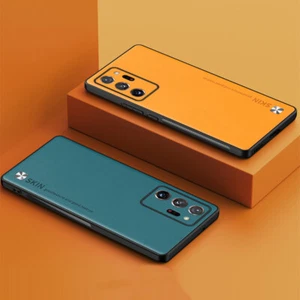 For Samsung Galaxy S23 S22 Ultra S21 Plus Luxury Leather Hybrid Phone Case Cover - Picture 1 of 30