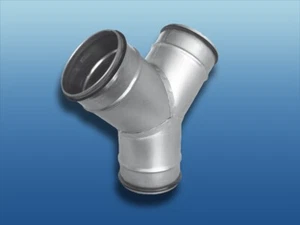 Pieza de pantalón de bobinado rama 45° grados con junta labial ventilación tubo de bobinado - Imagen 1 de 3