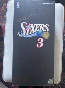 ENTERBAY NBA ALLEN IVERSON SIXERS 3 action figurine. Dual Uniform, RM-1060, NEW - Picture 1 of 6