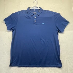 Tommy Bahama Polo Shirt Adult 2XL Blue Casual Marlin - Picture 1 of 17