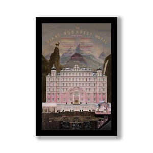 THE GRAND BUDAPEST HOTEL - 11x17 Gerahmtes Filmposter von Wallspace - Bild 1 von 6