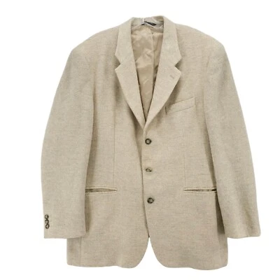 Blazer Chaqueta Hoy Hombre GianCarlo Lamberti Lana Alpaca Beige Tejido 42L Foto 1 de 4