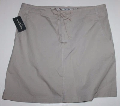 Falda china Eddie Bauer nueva con etiquetas para mujer 6 color caqui tostado - 16,5" de largo Foto 1 de 4