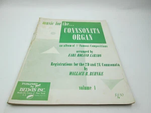 1952 Music For The Connsonta Organ Song Book 22 Famous Compositions Volume 1 - Picture 1 of 9