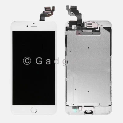 White LCD Display Touch Screen Digitizer Button Camera Sensor for Iphone 6 Plus - Image 1 of 4