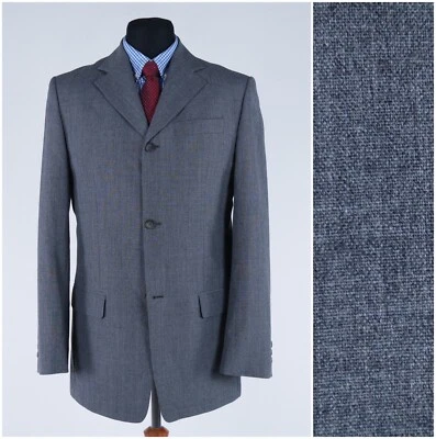 Mens Vintage Blazer 40L UK Size MEXX Grey Sport Coat Jacket - Image 1 of 4