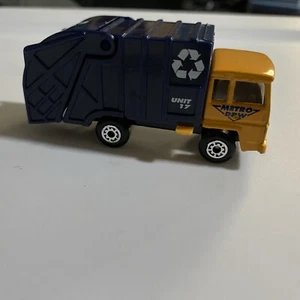 Camión de basura Matchbox Lesney Superfast etiqueta de metro como nuevo de colección 1979 (mc1) - Imagen 1 de 4