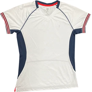 *K-Swiss Womens Heritage T-Shirt - White- Small 50% Off RRP £25 - Picture 1 of 4