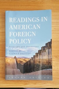 Readings in American Foreign Policy: Problems and Responses. VERY GOOD condition - Picture 1 of 2