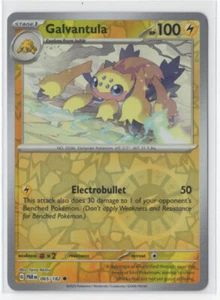 Pokemon Paradox Rift  065/182 Galvantula Reverse Holo - Picture 1 of 1