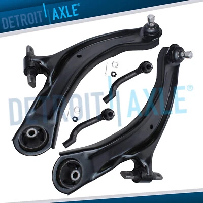 Front Lower Control Arms Outer Tie Rods Kit for 2008 - 2013 Nissan Rogue Select - Image 1 of 4