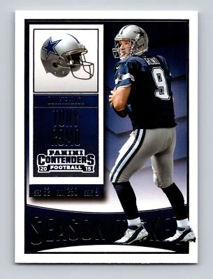 2015 Panini Contenders #87 Tony Romo Dallas Cowboys Football - Image 1 of 2