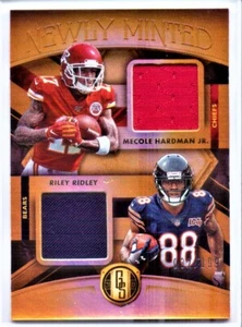 2019 Gold Standard NMM Duals #1 Riley Ridley/Mecole Hardman JSY RC /199 - Picture 1 of 2