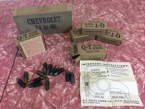 6 Sets 1934-46 CHEVY  6 CYLINDER  VALVE ADJUSTING SCREW SET  NEW - Picture 1 of 8