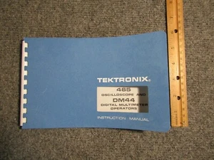 Tektronix Oscilloscope 465 & Digital Multimeter DM44 Operator Instruction Manual - Picture 1 of 5