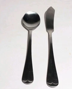 Oxford Hall Jamestown Old Westbury Sagamore Sugar Spoon Butter Knife Stainless - Imagen 1 de 12