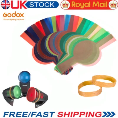 Para Godox V1 Cámara Geles Flash Speedlite Filtro de Luz 20 piezas Color Geles Filtros