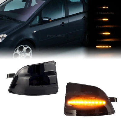 2 frecce a LED nere indicatori di direzione specchietto per Ford Focus 2 MK2 2004-2008 II C-MAX - Immagine 1 di 4