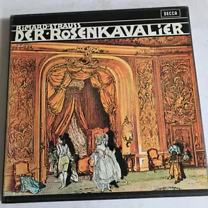 Strauss Der Rosenkavalier SOLTI VPO Pavorotti Minton Decca 4LP Box SET 418-21 - Picture 1 of 12
