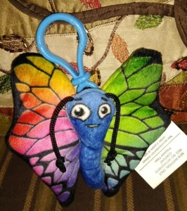 Nanco Butterfly Plush Rainbow  Multicolor 4" Plush Ages 3+ PF-BUT05 - Picture 1 of 8