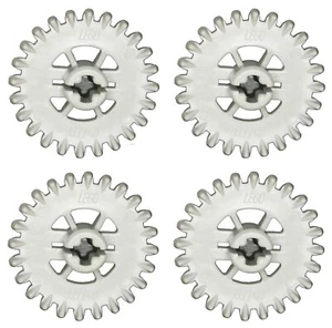 LEGO 3650 MDSTONE X 4 Technic Gear 24 Corona dente tipo III (modello x) - Foto 1 di 2