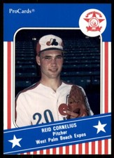 1991 ProCards Florida State League All-Stars Reid Cornelius West Palm Beach