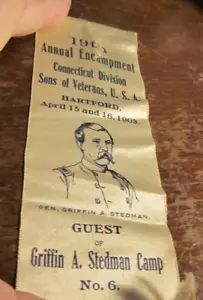 SOUVENIR 19TH ANNUAL ENCAMPMENT Connecticut division April 1903 - Picture 1 of 4