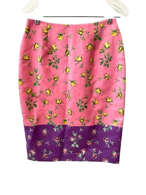 Falda Manoush Para Mujer Estampado Floral Lápiz Recto Mezcla Seda Anthropologie 6 Foto 1 de 4