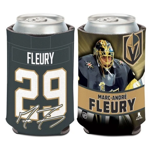 MARC-ANDRE FLEURY VEGAS GOLDEN KNIGHTS SOFT FOAM CAN COOLER COOZIE KOOZIE HOLDER Cover