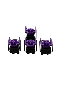 Razer Keyboard 4X Purple & Black Clicky Optical Replacement Switches - Picture 1 of 3