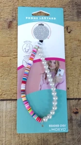 MOXYO Zigi Band Beaded Universal Phone Lanyard in Silver Glitter - Photo 1 sur 4