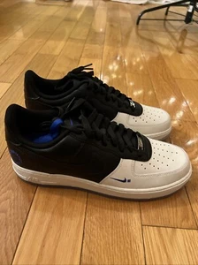 Nike Air Force 1 TINAJ Hombres Talla 10.5 US Dot Swoosh Limited Exclusivo 11707 - Imagen 1 de 5