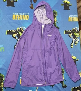 Columbia Girls Switchback II Jacket Sz XL (18-20) Purple Lightweight Waterproof - Picture 1 of 8