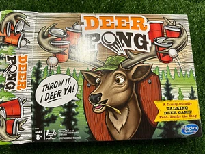 Deer Pong Game With Talking Head, New Open Box, Fun Activity For All. - Picture 1 of 2
