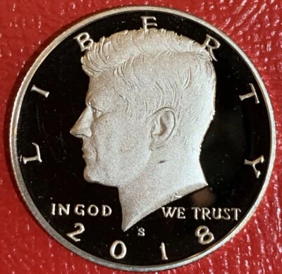 2018 S Clad Choice PROOF Kennedy Half Dollar 1 Coin from US Proof Set - Image 1 of 2