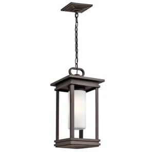 Helle Braun Klassisch Hängelampe Pendelleuchte Außenlampe Garten IP44 - Bild 1 von 5