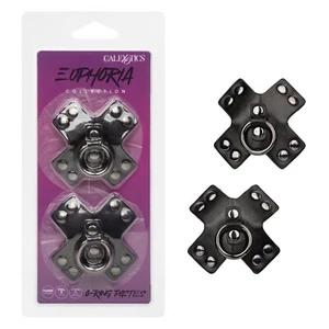 Euphoria Collection O-Ring Pasties Nero - Copricapezzoli Adesivo - Foto 1 di 7