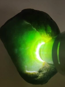 Icy Ice hellgrün Natur Burma Jadeit Jade Rohstein # 447 g # 2235 Karat - Bild 1 von 24