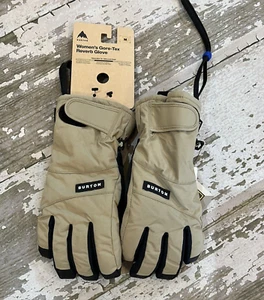 NWT BURTON W's Gore Tex Reverb Gloves Winter snow Ski Snowboard Tan Black Medium - Picture 1 of 7