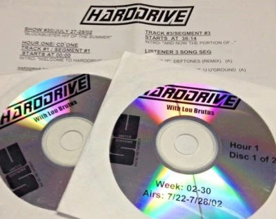 RADIO SHOW: HARDDRIVE 7/27/02 BLINDSIDE, ADEMA, DEFTONES, KITTIE,ROB ZOMBIE,KORN - Image 1 of 3