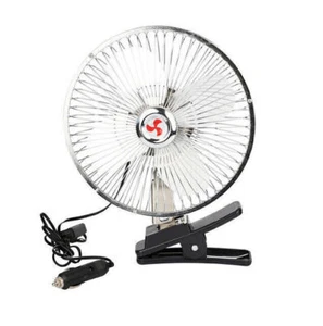 Volt Ventilator Lüfter klemmbar KFZ Auto Camping Boot Zigarettenanzünder DE - Bild 1 von 14