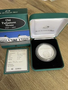 1997 Silver 1oz Proof $1 "Old Parliament House - Picture 1 of 1